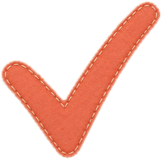 ✓